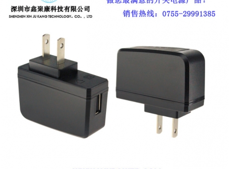 側(cè)插5V 2A美規(guī)USB電源